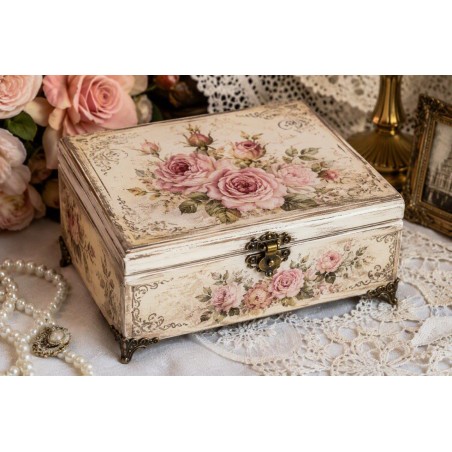 Rose Legacy - Szkatułka Decoupage Premium